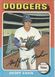 1975 Topps Baseball Cards      294     Geoff Zahn RC